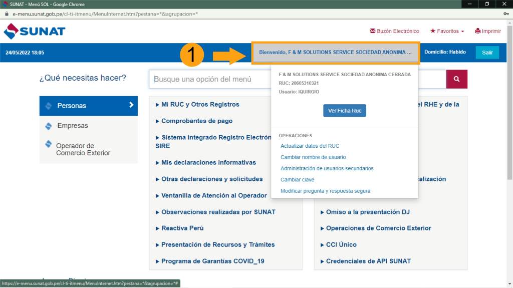 Cómo Crear un Usuario Secundario SUNAT para Facturación Electrónica